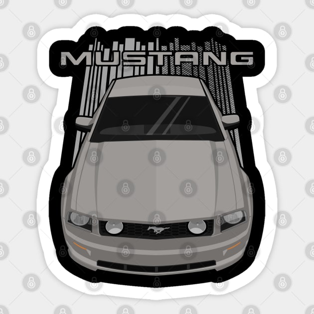 Mustang GT 2005-2009 - Mineral Grey Sticker by V8social